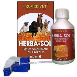 Herba Sol spray cicatrizant cu propolis 150 ml 
