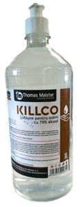 Lotiune pentru maini 70% alcool Killco 1 l