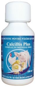 CalciBis Plus 100 ml - Furaj complementar dietetic pentru pasari si suine