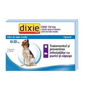 Dixie spot on dog M 1,34 ml X 30 buc/cutie