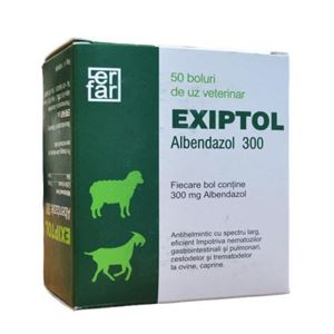 Picture of Exiptol 300 mg 50 boluri/cutie