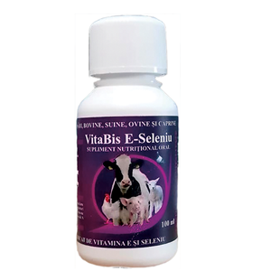 VitaBis E-Seleniu 100 ml - Premix pentru păsări, iepuri, rumegatoare si suine