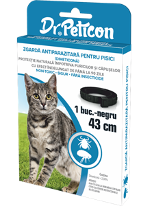 Dr. Peticon- Zgarda antiparazitara pisici